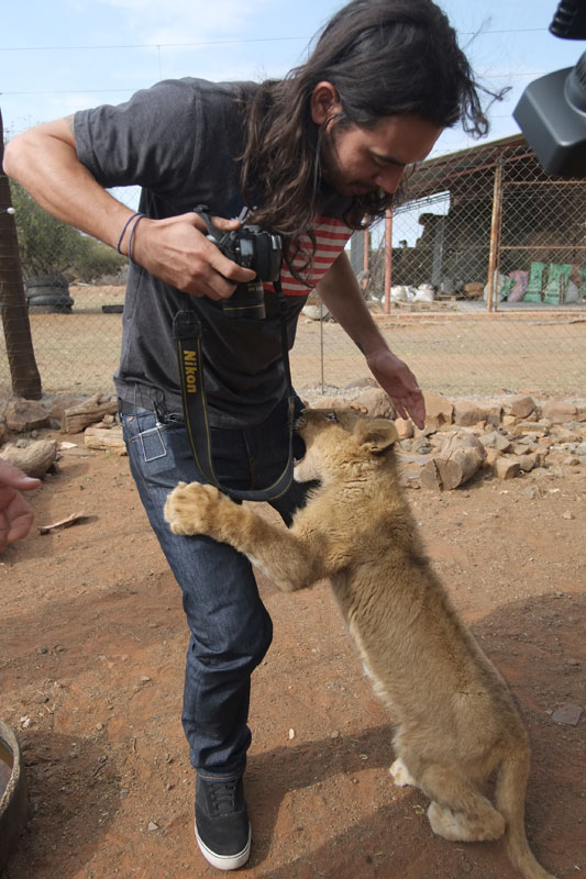 Kimberley, South Africa: Holding Baby Lions